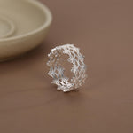 Sterling Silver Lace Filigree Ring