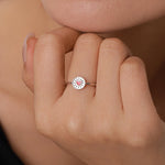 Sterling Silver Jam Biscuit Enamel Dainty Ring