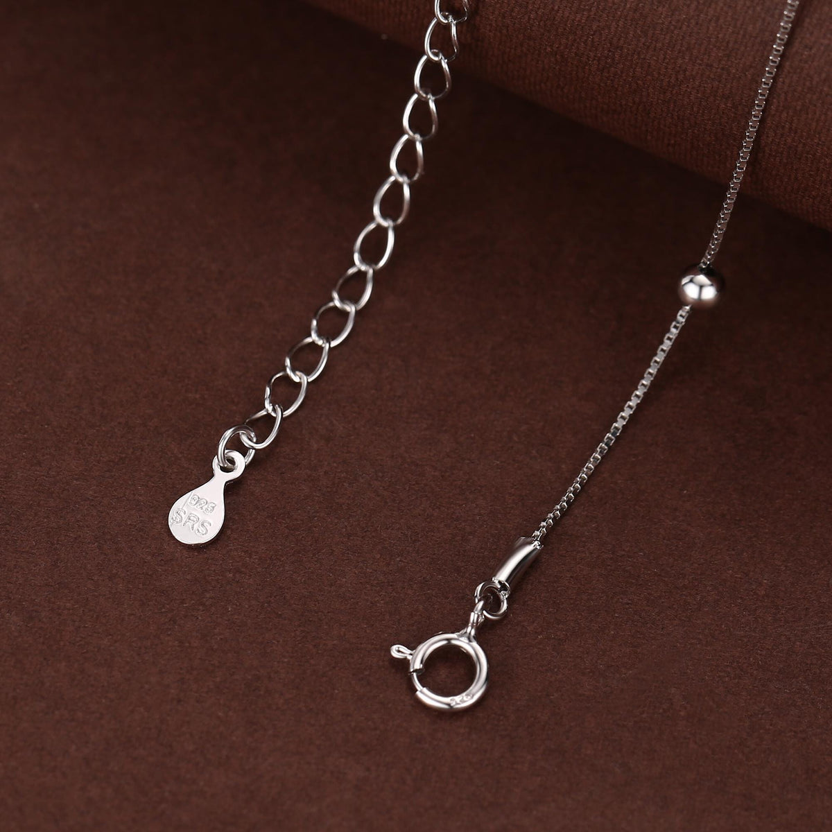Genuine Pearl Choker Necklace in Sterling Silver