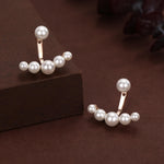Sterling Silver Mother of Pearl Pearl Jacket Earrings in Sterling Silver
