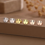 Sterling Silver Guinea Pig 18G Screw Back Stud Earrings