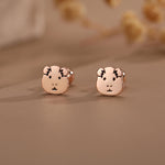 Sterling Silver Guinea Pig 18G Screw Back Stud Earrings