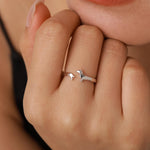 Sterling Silver Dachshund Wrap Ring