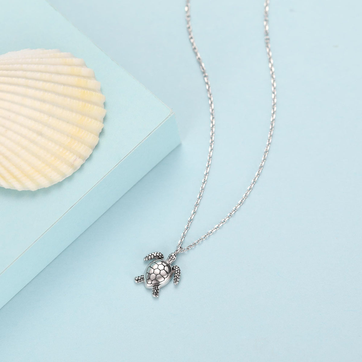 Tiny and Delicate Sea Turtle Pendant Necklace in Sterling Silver, Turtle Necklace, Silver or Gold or Rose Gold - Cute Quirky and Fun