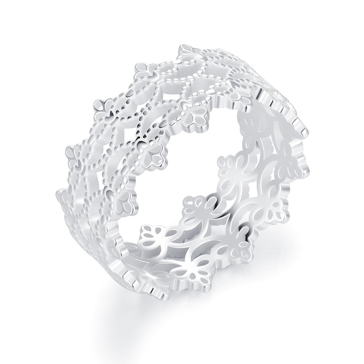 Sterling Silver Lace Filigree Ring