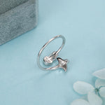 Manta Ray and Jellyfish Open Ring