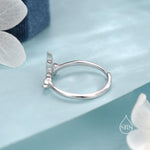 Tiny Flying Dragon Ring in Sterling Silver, Adjustable Size, Dragon Ring, Sterling Silver Dragon Ring.