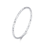 Extra Fine Hammered Ring in Sterling Silver, Extra Skinny Stacking Rings, US 5 6 7 Sized Delicate Rings