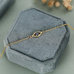 Evil Eye Bracelet in Sterling Silver, Silver or Gold, Hamsa Hand Evil Eye Bracelet, Sapphire Blue CZ Eye Bracelet