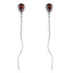 Sterling Silver Balloon Dangle Stud Earrings, Silver or Gold, Red Balloon Earrings, Cute and Quirky Design