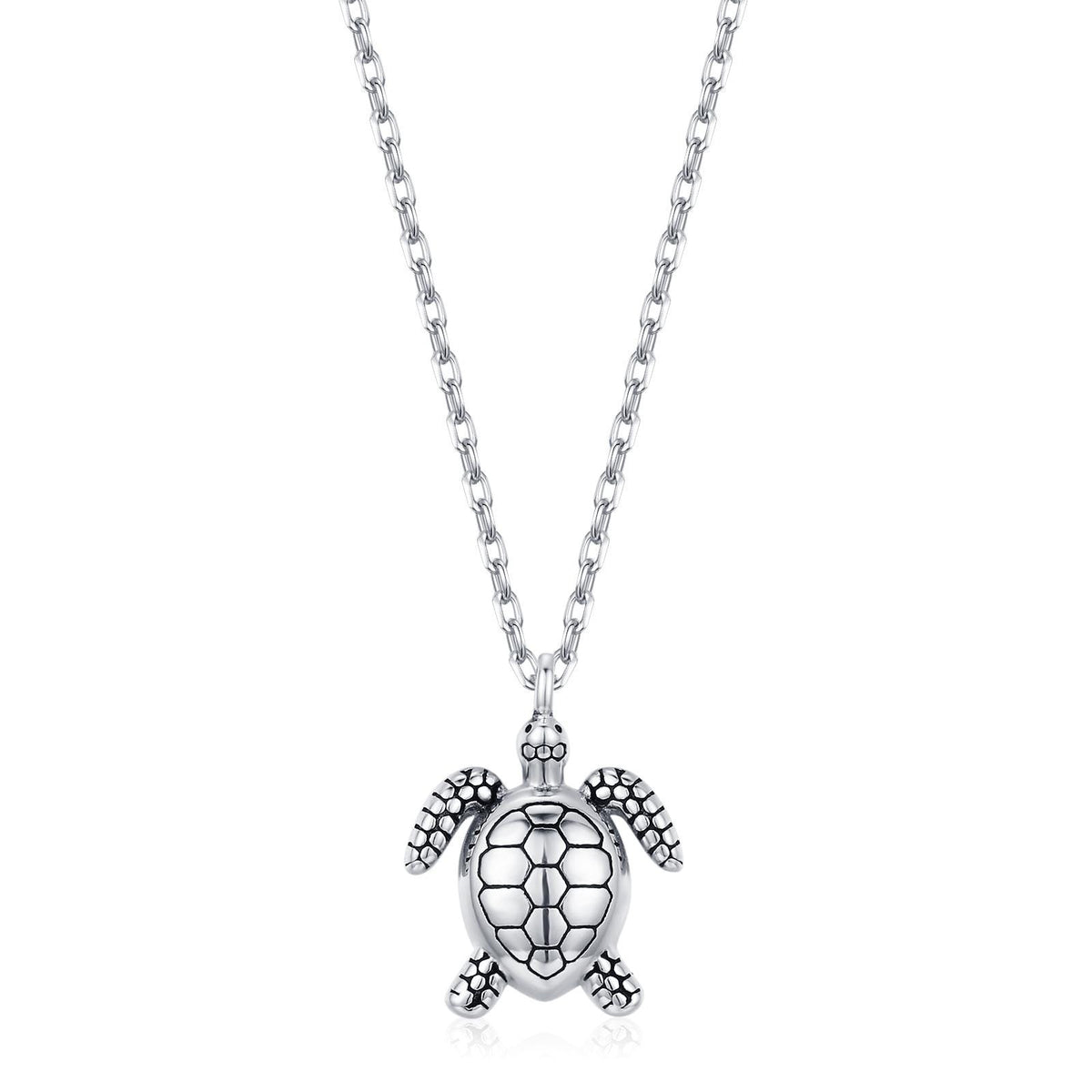 Tiny and Delicate Sea Turtle Pendant Necklace in Sterling Silver, Turtle Necklace, Silver or Gold or Rose Gold - Cute Quirky and Fun
