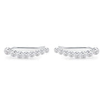 Pebble CZ Crawler Earrings in Sterling Silver, Silver, Gold or Rose Gold, Dotted Ear Crawlers, Dots Crawler, Bobble Crawlers