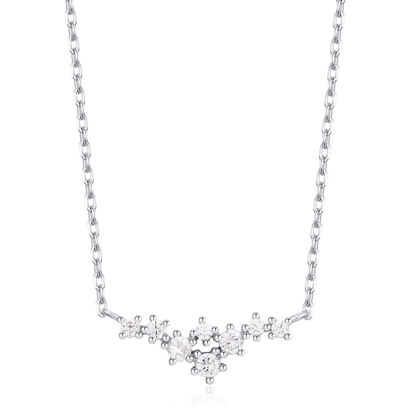Constellation CZ Cluster Charm Necklace