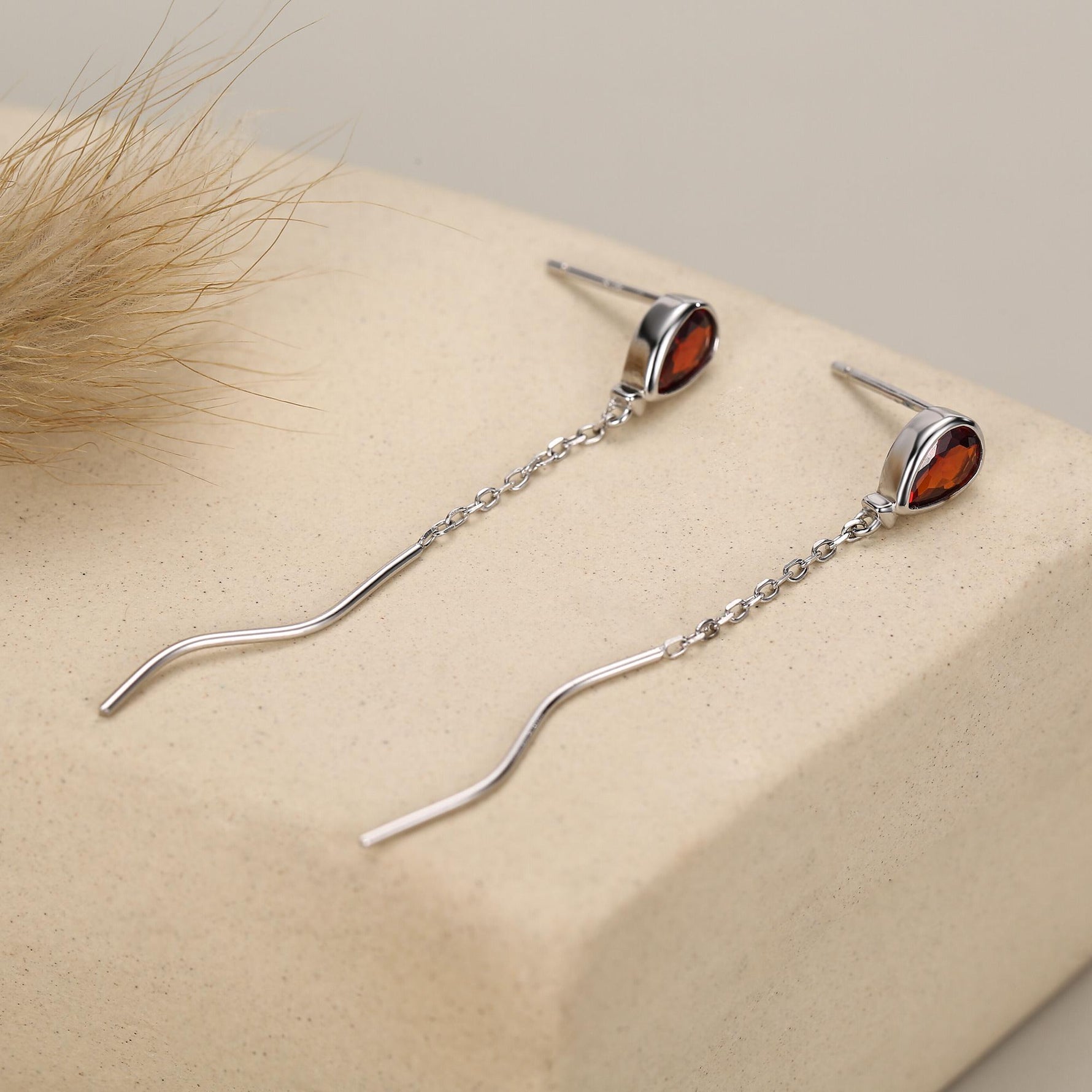 Sterling Silver Balloon Dangle Stud Earrings, Silver or Gold, Red Balloon Earrings, Cute and Quirky Design