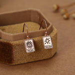 Sun and Star Tarot Card Hook Earrings