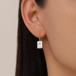 Sun and Star Tarot Card Hook Earrings