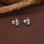 Sterling Silver Ant 16G Flat Back Labret Earrings