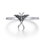 Sterling Silver Luna Moth Ring