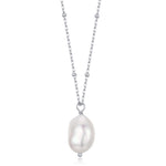 Baroque Pearl Drop Pendant Necklace