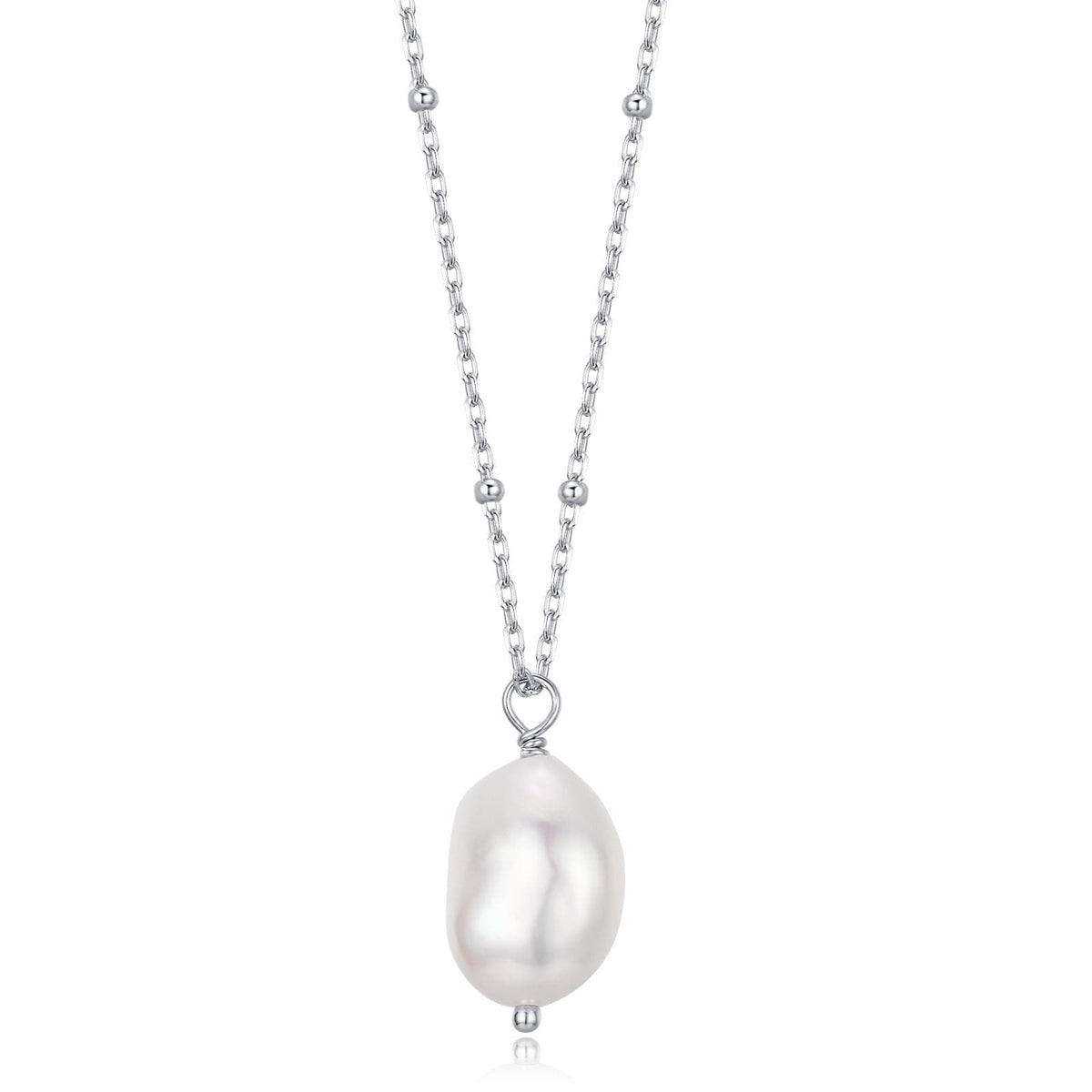 Baroque Pearl Drop Pendant Necklace