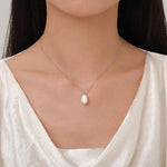 Baroque Pearl Drop Pendant Necklace