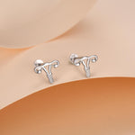 Sterling Silver Female Anatomy 16G Flat Back Earrings