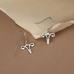 Sterling Silver Female Anatony Hoop Earrings
