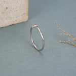 Extra Tiny Little Moon Skinny Ring