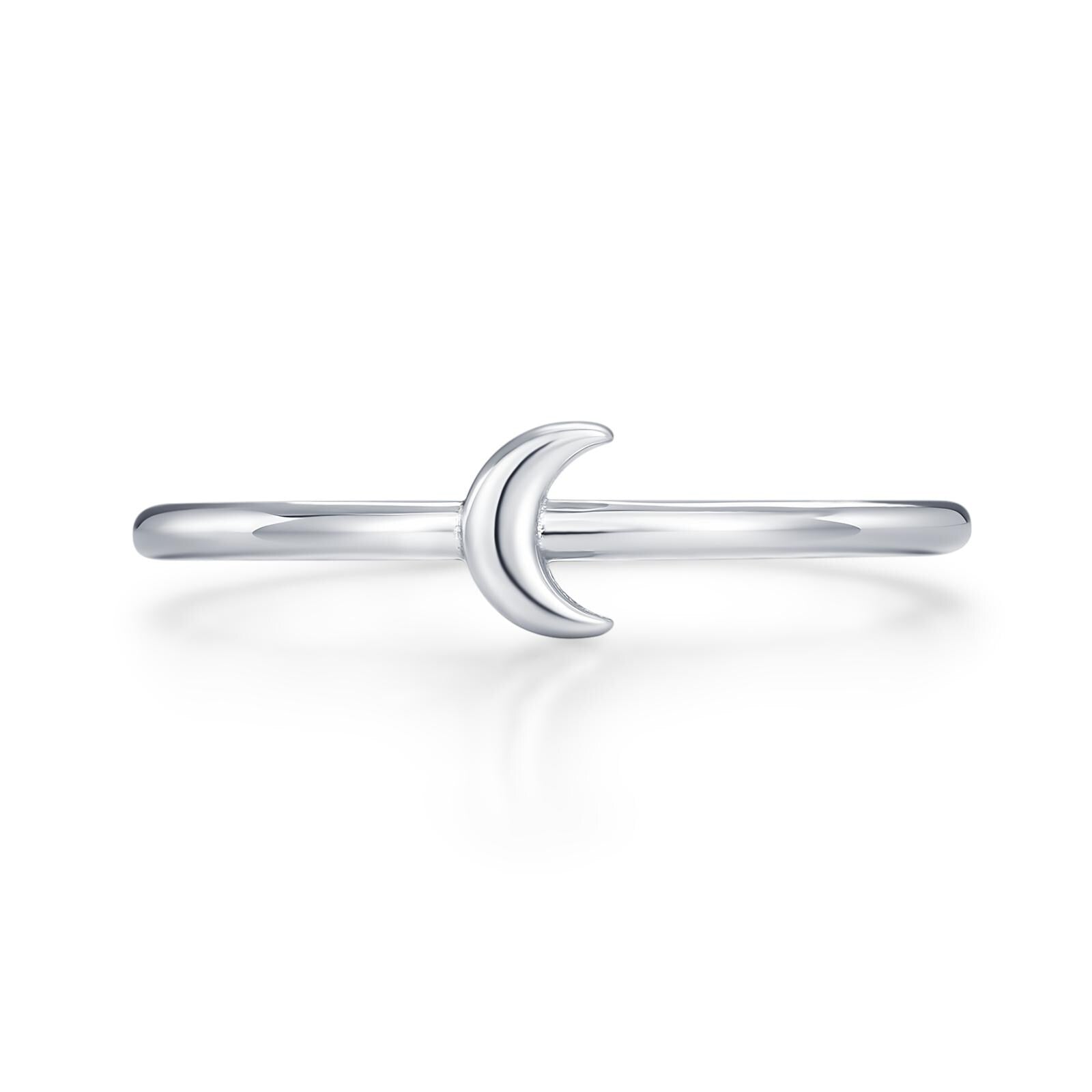 Extra Tiny Little Moon Skinny Ring