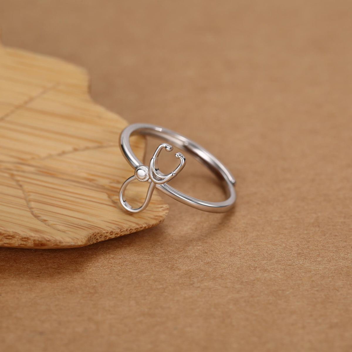 Sterling Silver Stethoscope Ring
