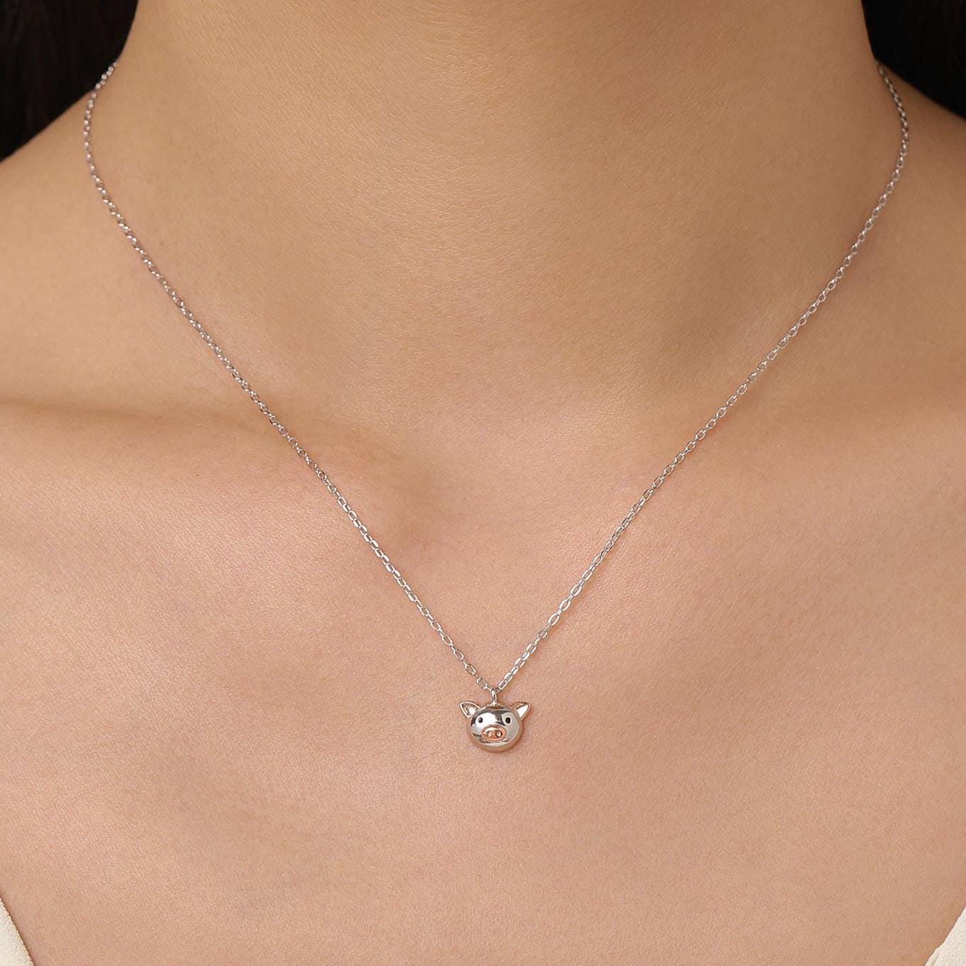 Piglet Pendant Necklace