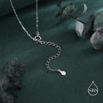 Sterling Silver Flying Heron/Crane Bird Necklace