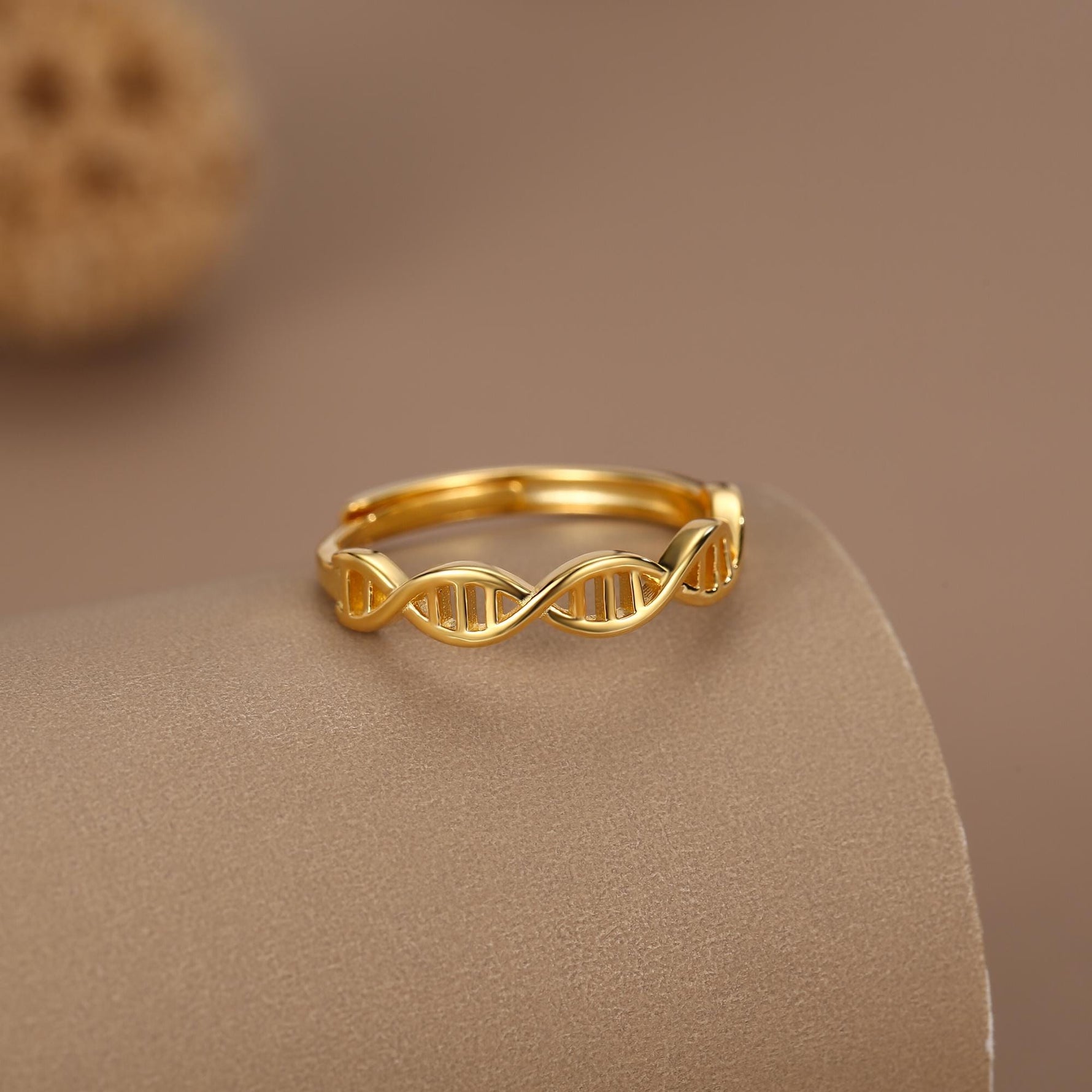 Sterling Silver DNA Helix Ring
