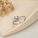 Green Jade Bezel Gemstone Ring