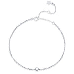 Sterling Silver Delicate Tiny Star Bracelet