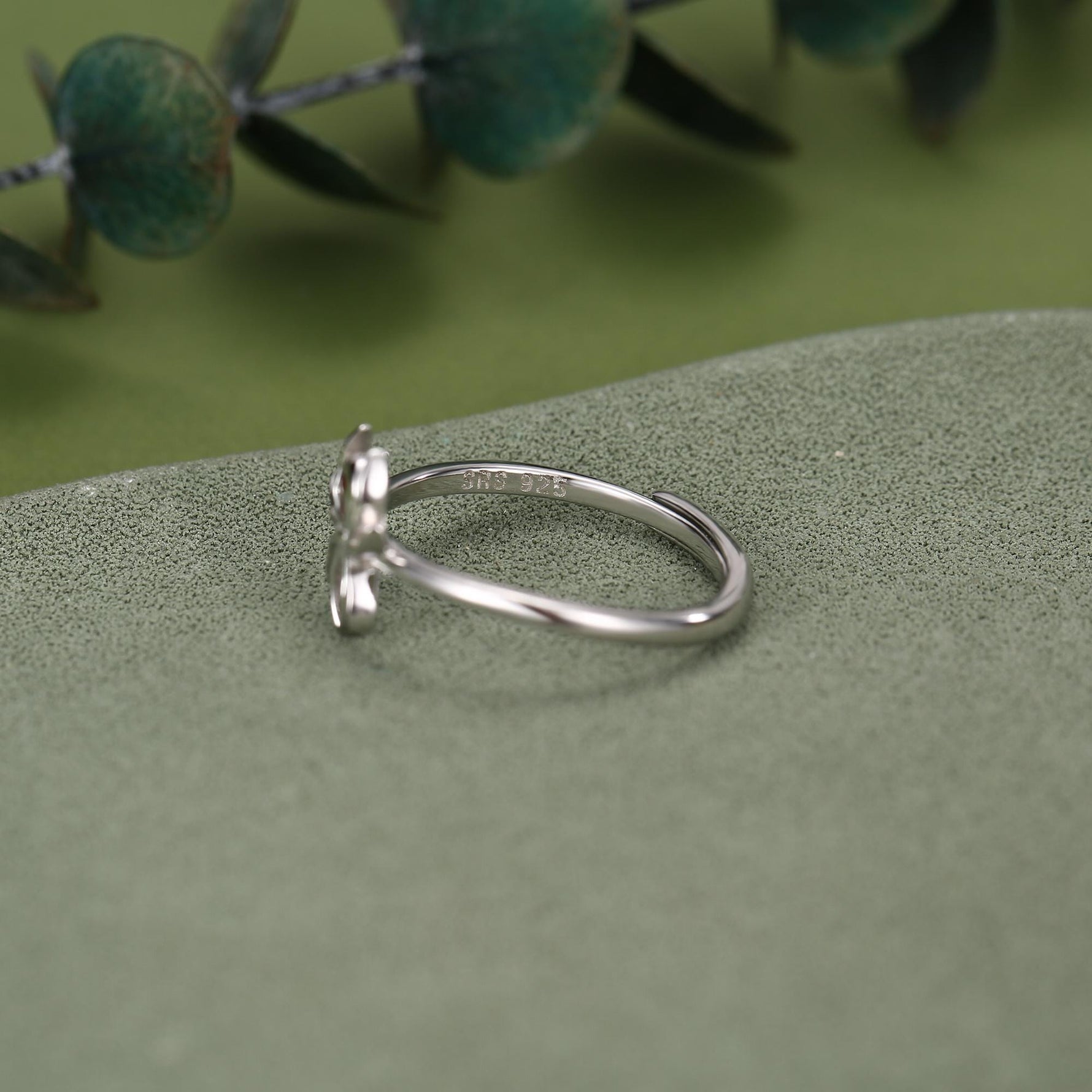 Sterling Silver Black Widow Spider Ring