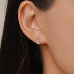 Sterling Silver Female Anatomy Mismatched Stud Earrings