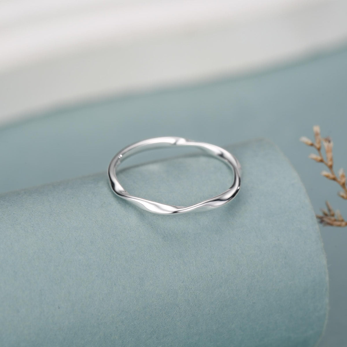 Sterling Silver Mobius Twist Ring