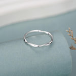 Sterling Silver Mobius Twist Ring