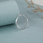Sterling Silver Mobius Twist Ring