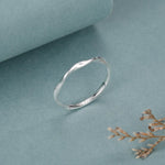 Sterling Silver Mobius Twist Ring