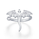 Sterling Silver Dragon Ear Cuff Piercing Free Ear Wrap