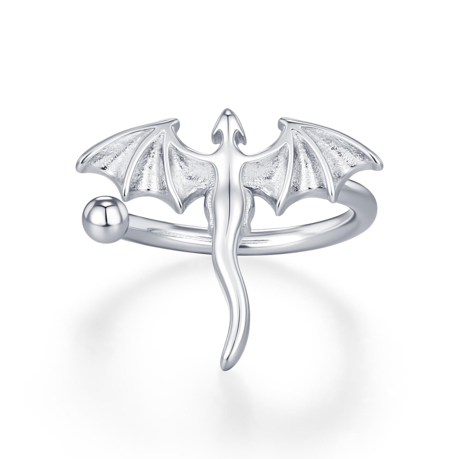 Sterling Silver Dragon Ear Cuff Piercing Free Ear Wrap