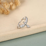 Sterling Silver Phoenix Ear Cuff Piercing Free Ear Wrap