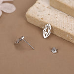 Sterling Silver Female Anatomy Stud Earrings