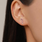 Sterling Silver Christmas Mismatch Stud Earring Single | Santa Hat, Elf Hat, Candy Cane or Stocking Stud
