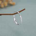 Sterling Silver Faceted Stacking Ring Minimalist Geometric Band