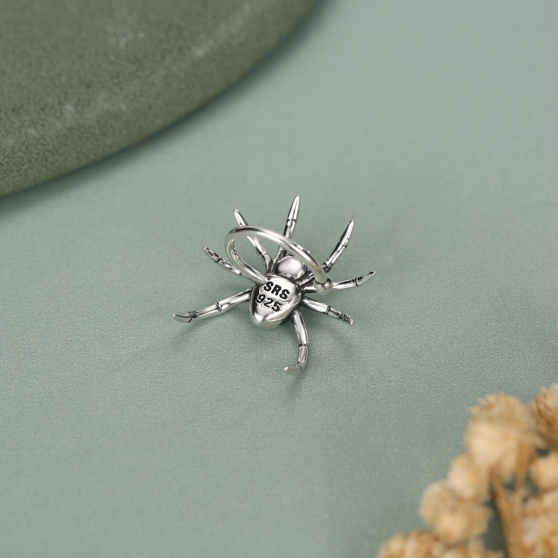 Sterling Silver Spider Ear Cuff No Piercing Required