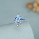 Sterling Silver Blue Glaucus Sea Slug Ear Cuff No Piercing Required