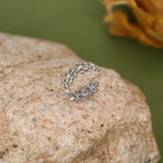 Sterling Silver Daisy Flower Ear Cuff